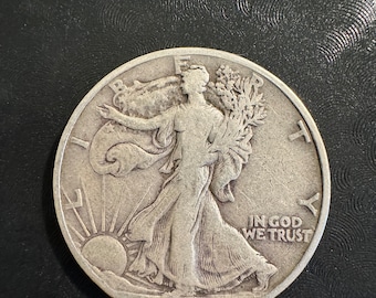 1939 Walking Liberty Half Dollar Coin, 1939-P Silver Half Dollar - 90% Silver