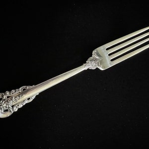 Wallace Grande Baroque Sterling Silver 7-1/2&quot; Dinner Fork, No Monogram