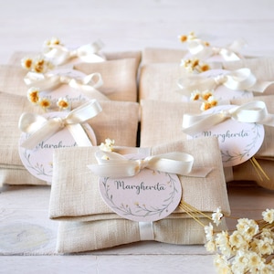 Favores de bautismo de niña, bolsas de confeti, nacimiento de niña