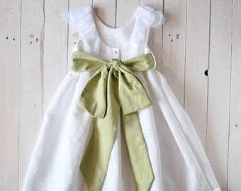 First holy communion dress, Flower dress girl