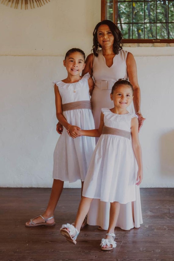 knee length dresses for ladies Celestial Lace First Communion Dress main image 0