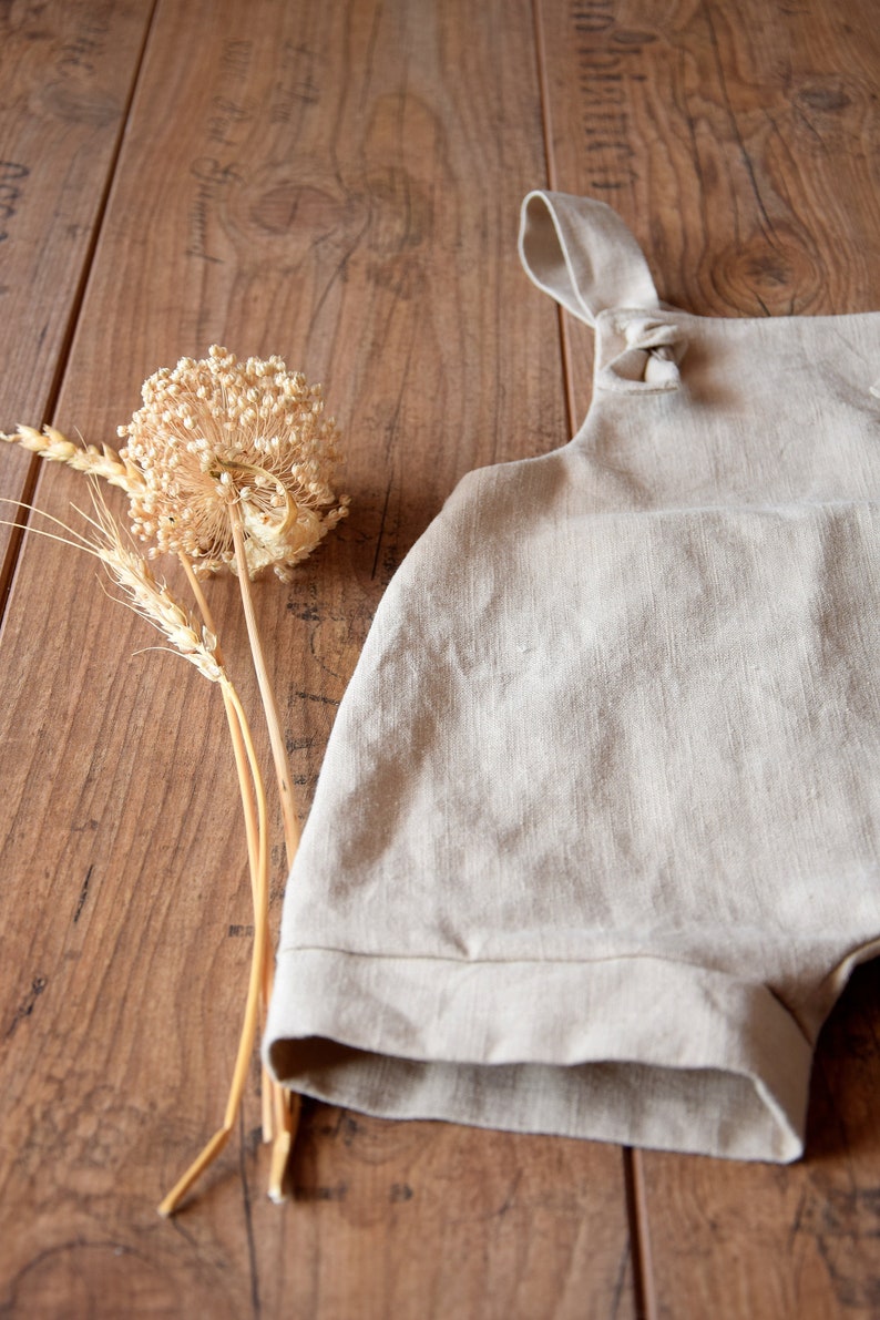 Linen Boy Overalls Baby Dungarees Birthday Cake Smash Outfit Etsy
