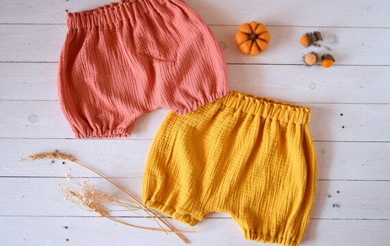 muslin shorts baby