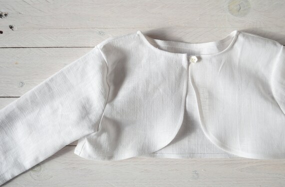 Baby white shrug deals