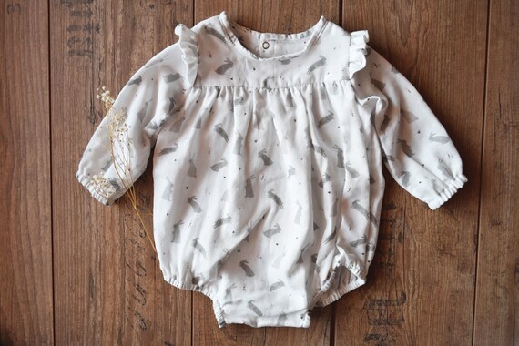 easter baby romper