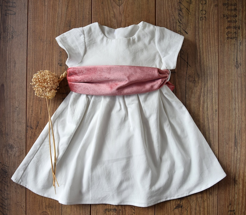 Abito Neonata Cerimonia Elegante Principesco Bianco Sarah Louise 07 - 2