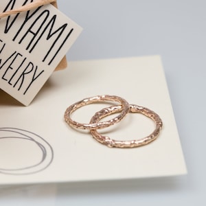 set wedding rings, bronze ring, matching rings, couple wedding rings, bronze wedding bands, Italian handcrafted wedding rings, tiny rings