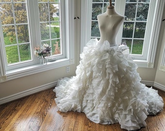 Two piece wedding dress / rustic wedding dress / bridal skirt / wedding separates / bridal separates