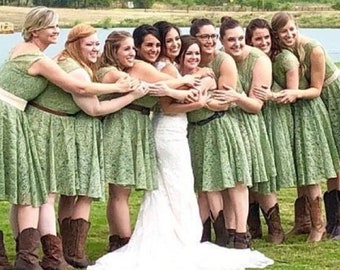 Vintage 50s Bridesmaid Dresses