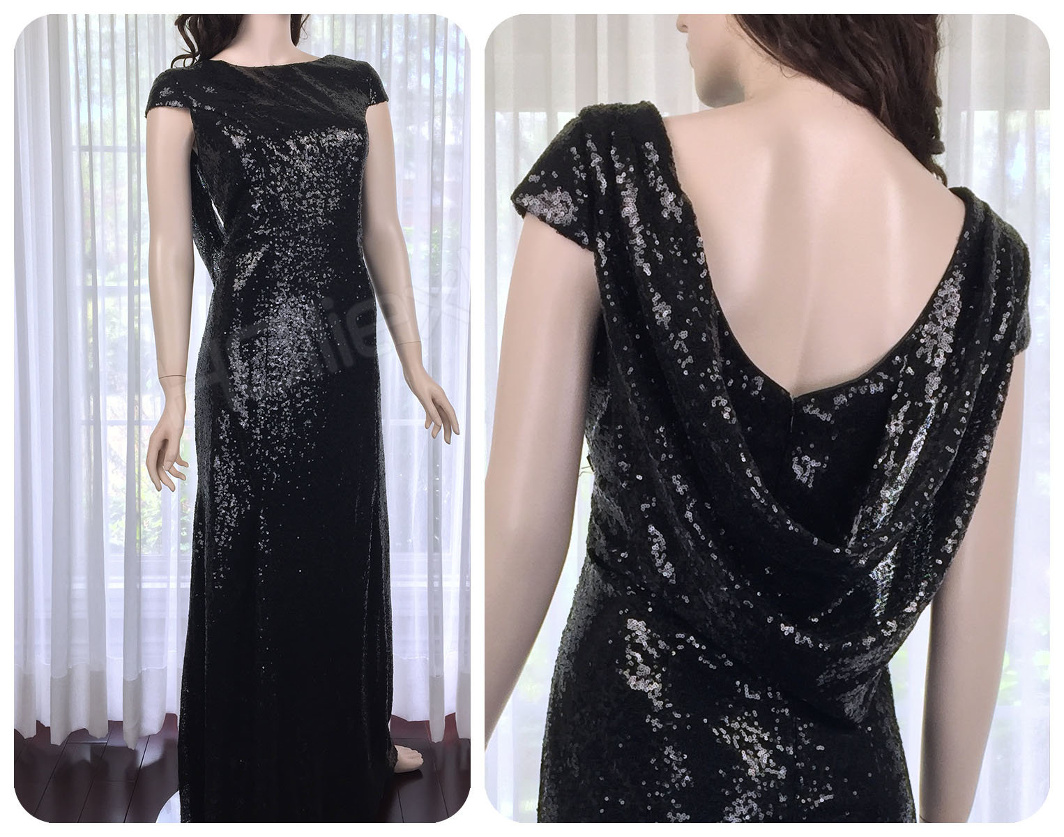 black sequin dress canada