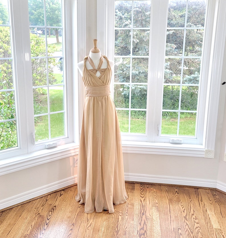 Boho Bridesmaid Dress Champagne Bridesmaid Dress Multiway Etsy