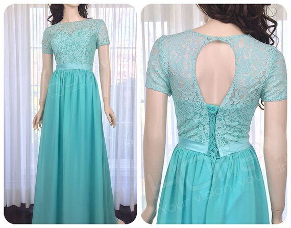 turquoise lace bridesmaid dresses