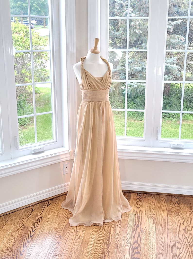 Boho Bridesmaid Dress Champagne Bridesmaid Dress Multiway Etsy
