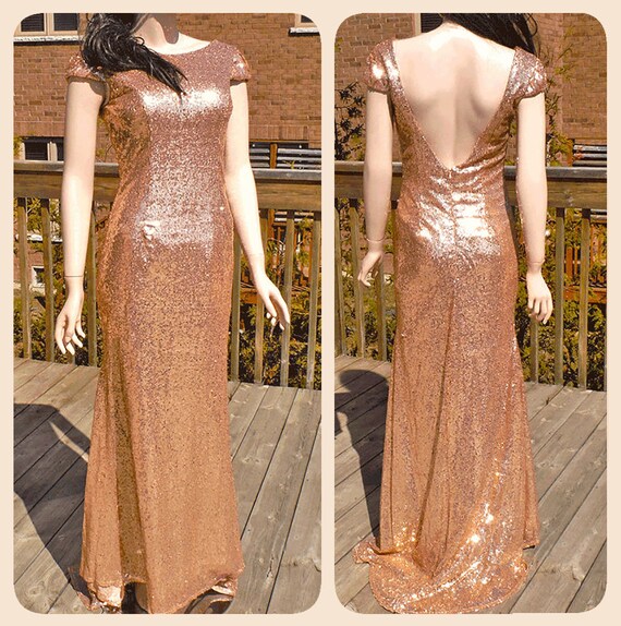 Blush sparkly bridesmaid clearance dresses