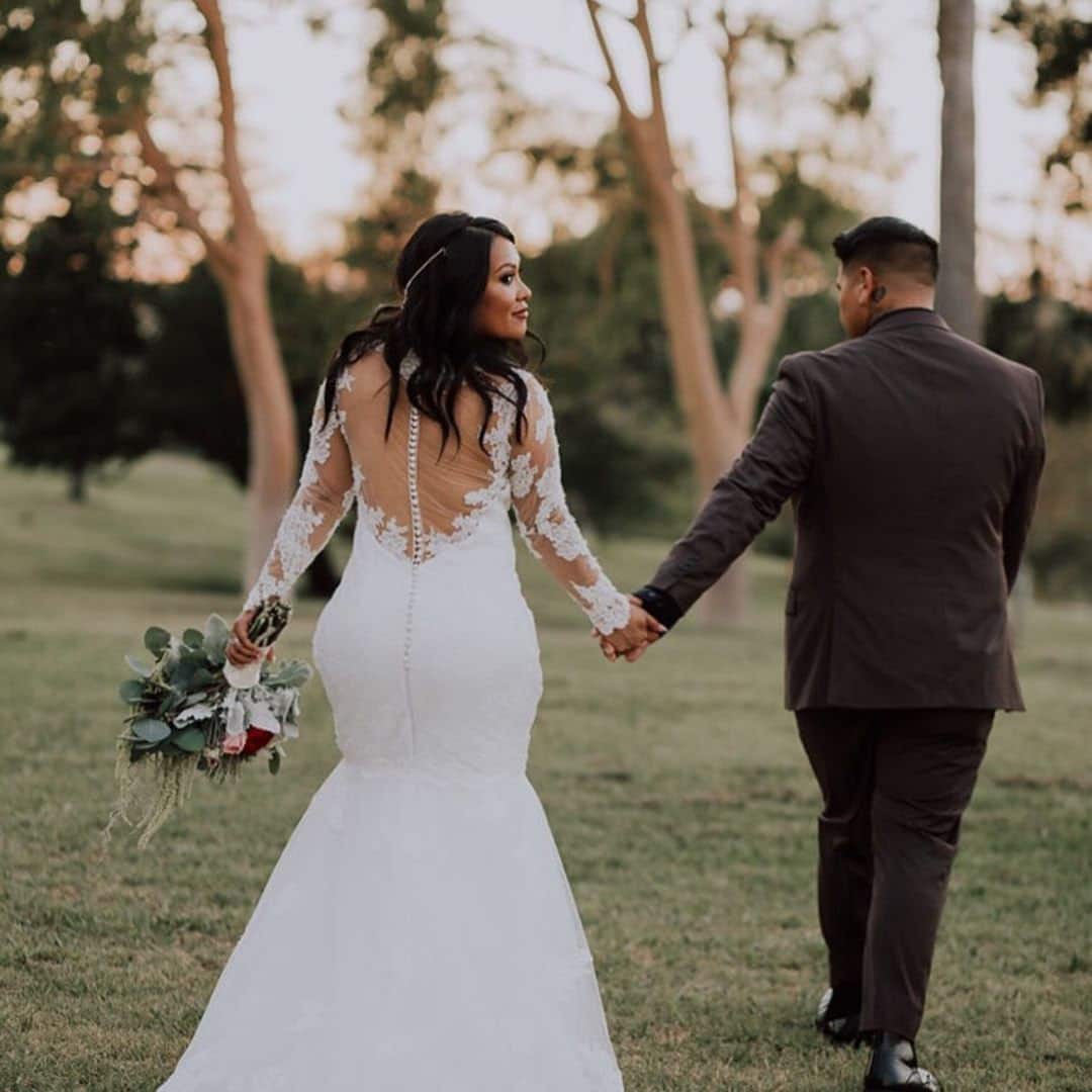 Lace Wedding Dress Long Sleeve Plus Size Mermaid - Etsy Hong Kong