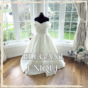 Off the shoulder wedding dress 1950s wedding dress plus size, victorian ball gown, wedding ball gown dress, prom dress ball gown