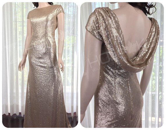 matte sequin dress