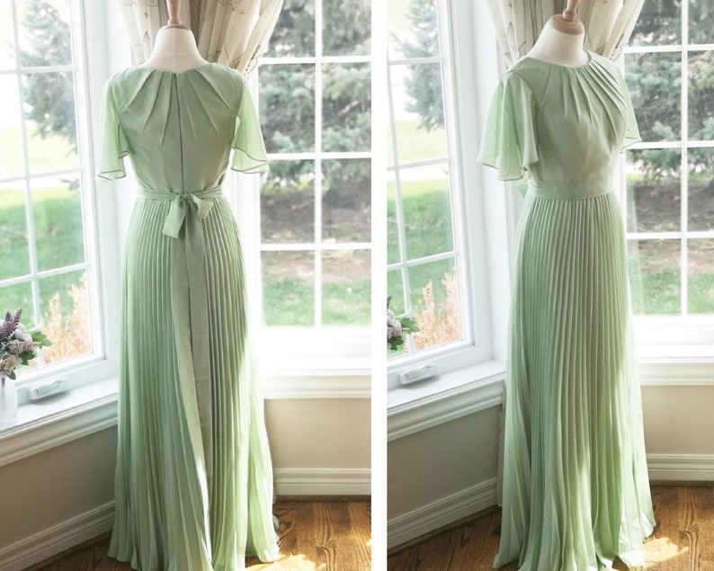 Sage Green Bridesmaid Dress Mint Green Bridesmaid Dress Boho - Etsy Australia