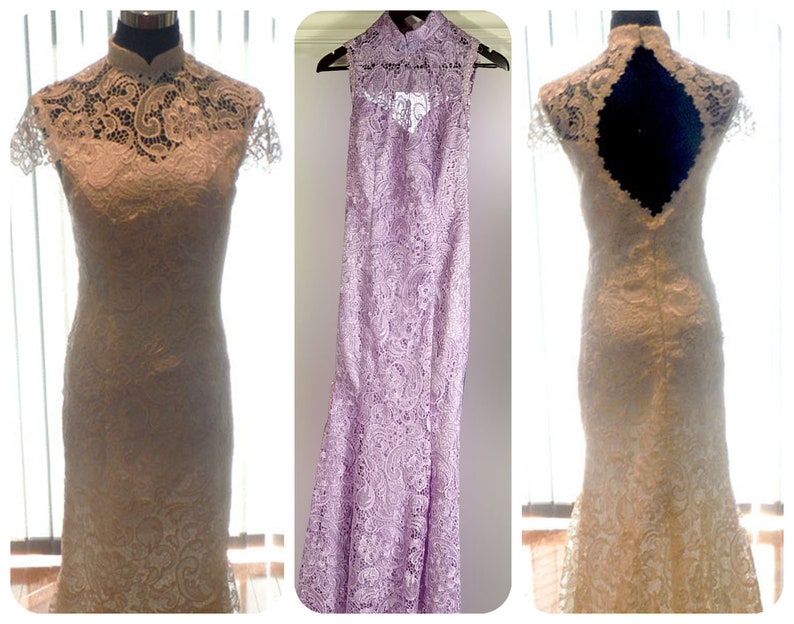 purple lace dress canada