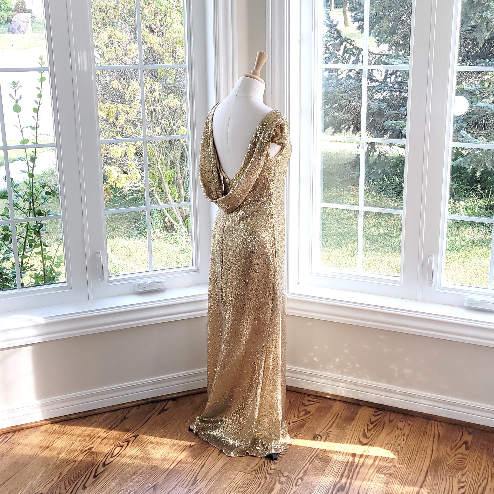 long gold sequin bridesmaid dresses Long Rose Gold Sequin Bridesmaid Dresses Country Style Rustic Bridesmaid  Dresses