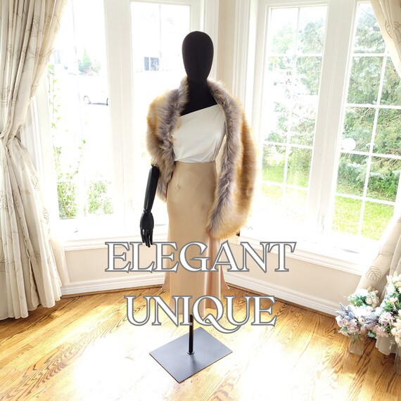 A touch of fur shawl discount