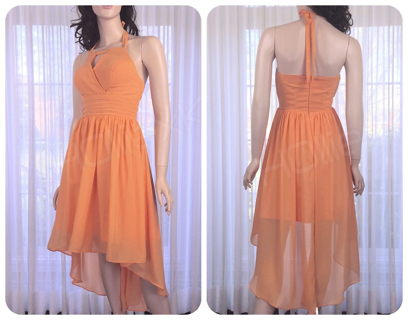 marigold cocktail dress