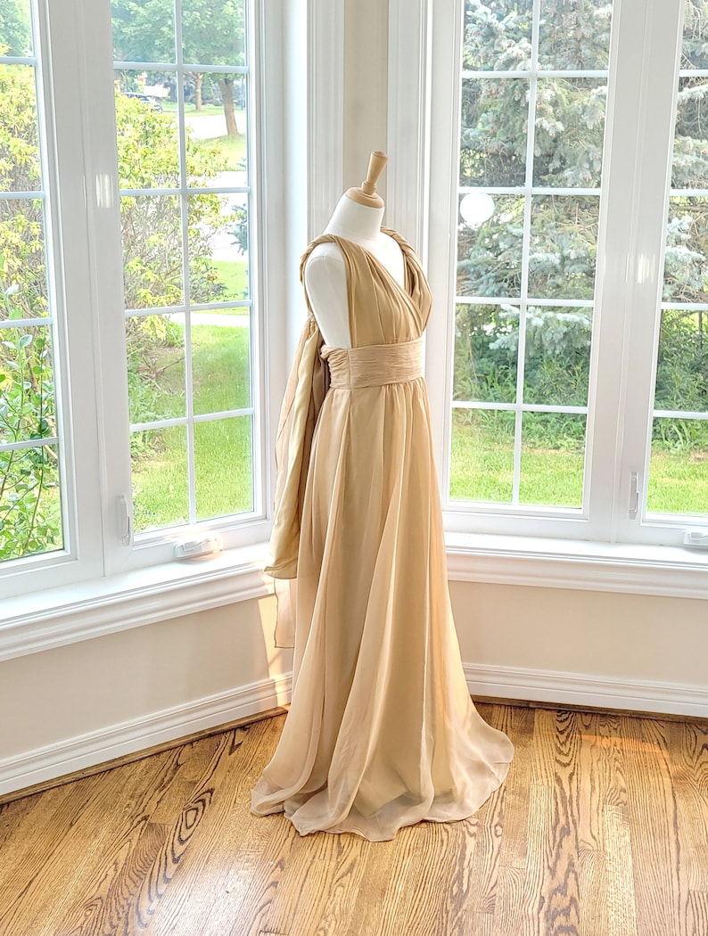 Boho Bridesmaid Dress Champagne Bridesmaid Dress Multiway Etsy