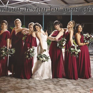 Custom BRIDESMAID DRESS / Dusty blue bridesmaid dress / Velvet bridesmaid dress / Sequin bridesmaid dress