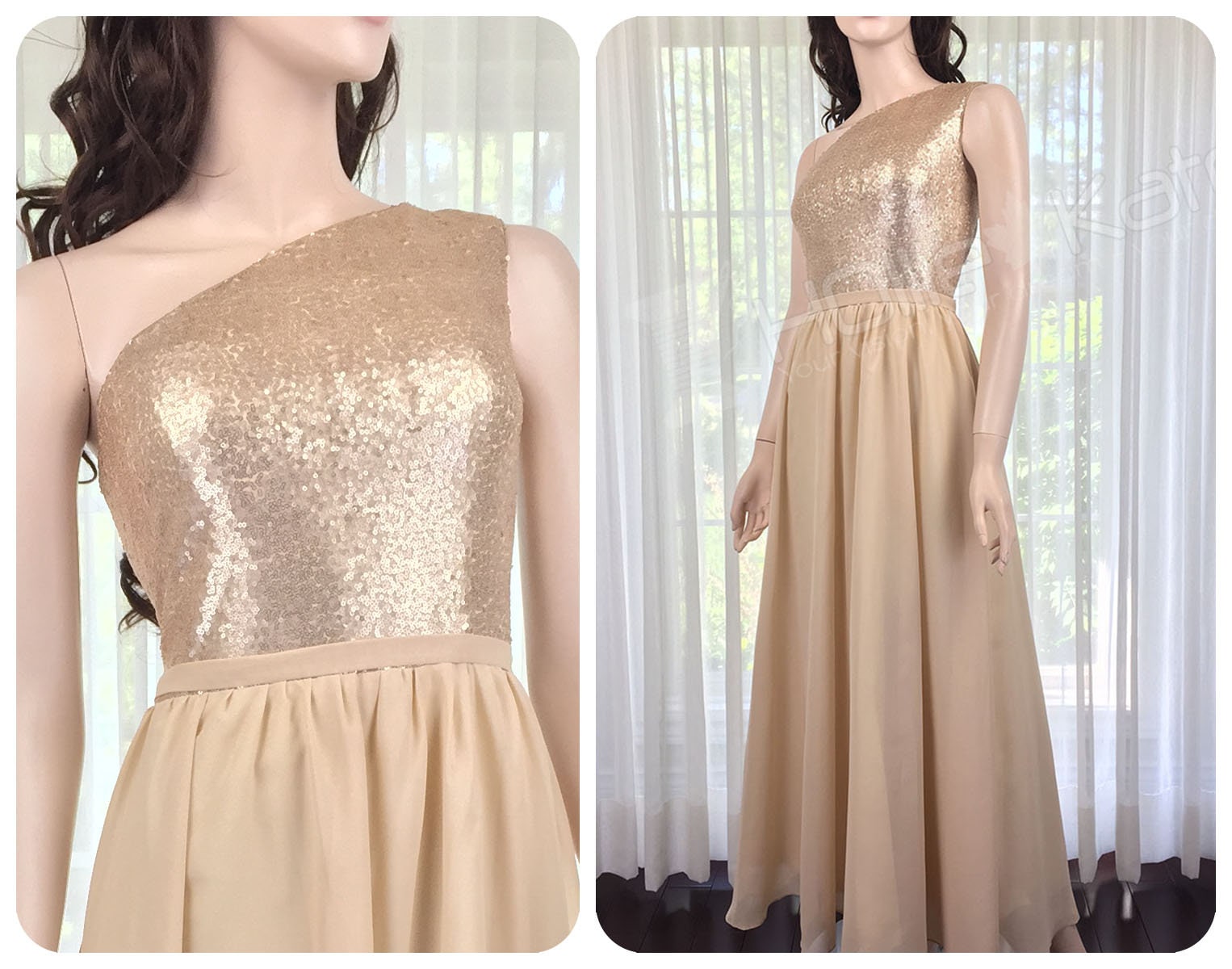 champagne junior dresses