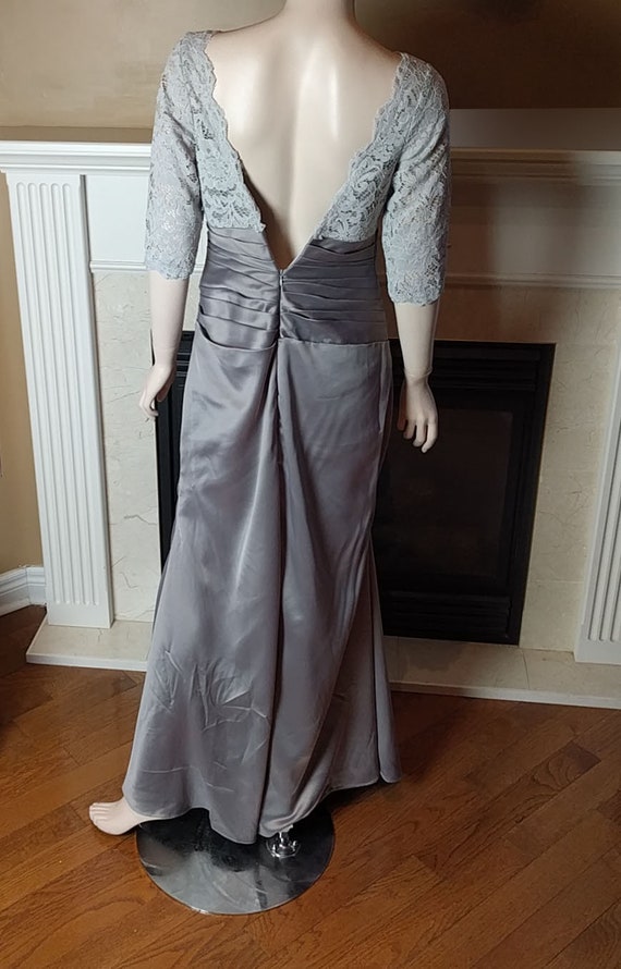 Grey Mother of the Bride Dress Grey Mother of the Groom Etsy Ireland