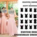 see more listings in the Bridesmaid Dresses section