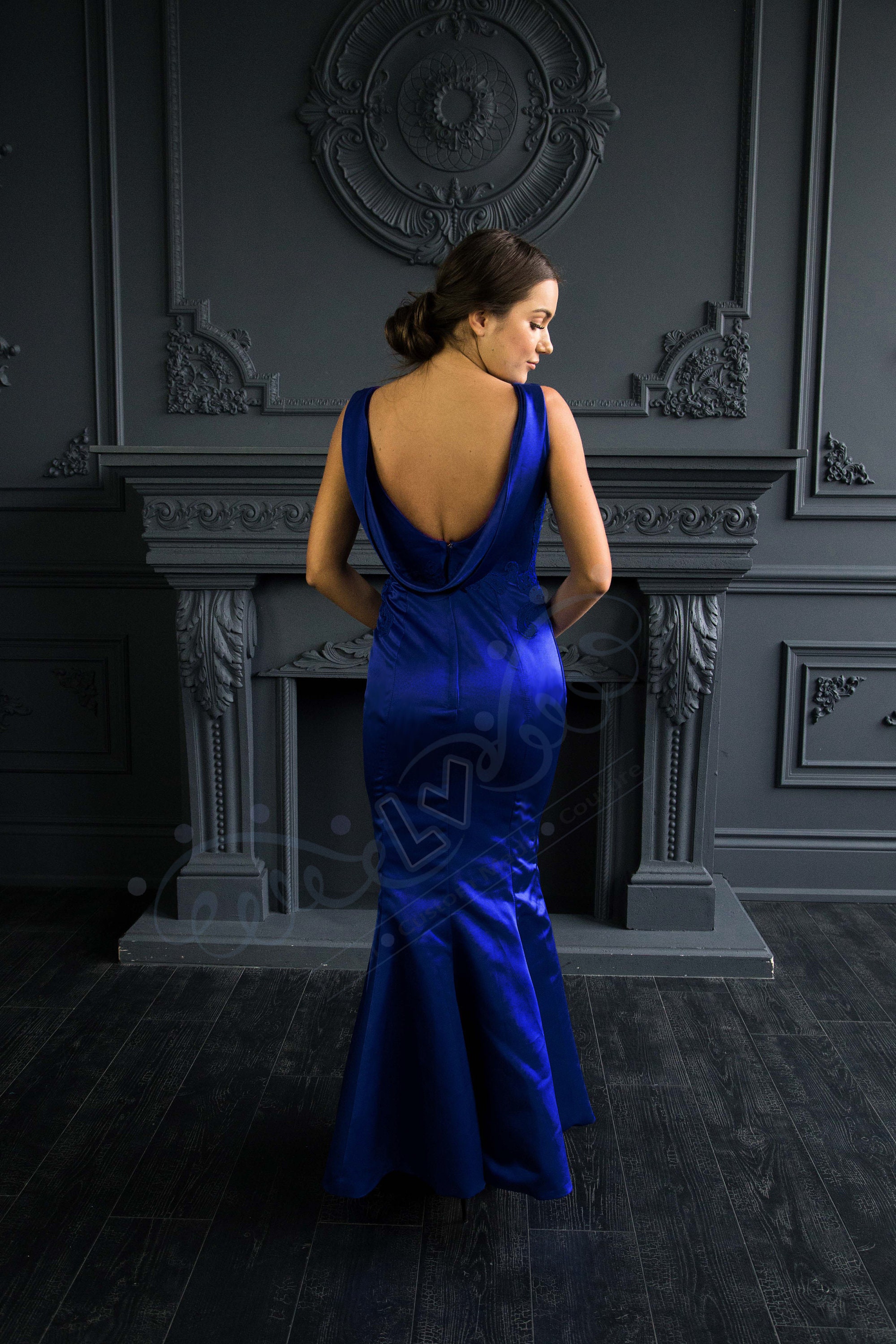 Royal Blue Bridesmaid Dress - Etsy