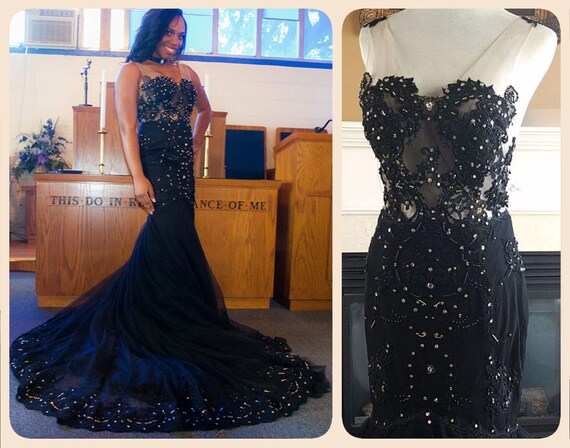 Black Wedding Dress Gothic Wedding 