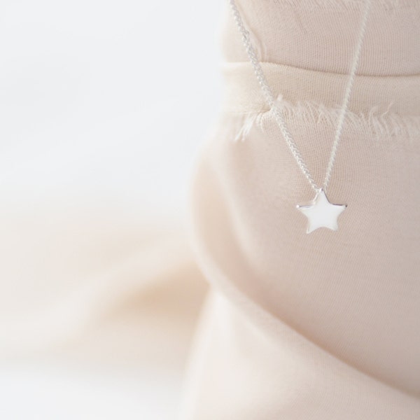 Sterling Silver Star Necklace, Star Necklace, Boho Necklace, Star Jewellery, Necklaces for Women, Gifts for Her, Dainty Necklace, Jewellery