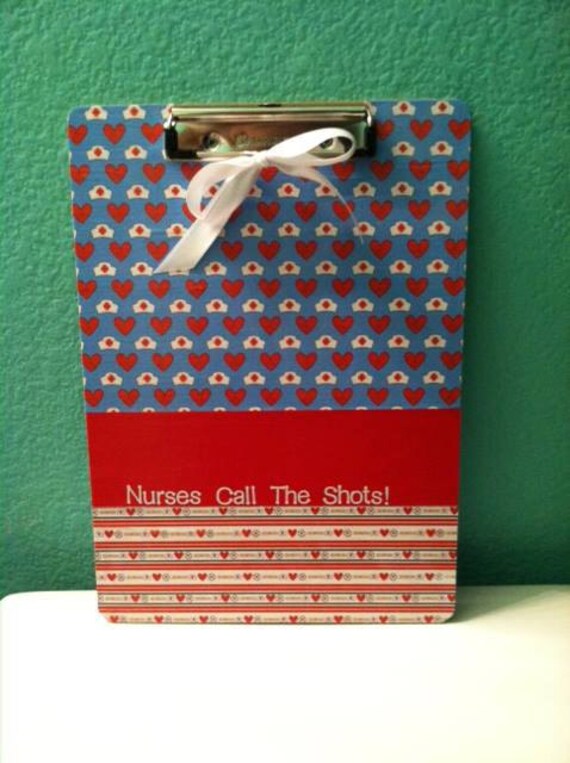 Items similar to Nurse's Clipboard on Etsy