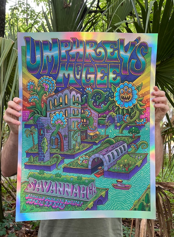 FOIL Umphrey’s McGee Savannah Poster