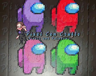 Among Us Inspired Perlers