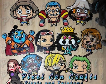 One Piece Anime Inspired Perlers