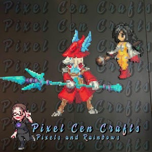 Final Fantasy Inspired Perler Wall Art - FF9