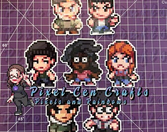 DBD Inspired Survivor Pixel Chibi Stickers