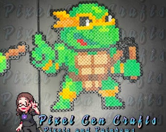 Ninja Turtle TNMT Inspired Perlers - Etsy