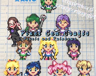 Sailor Moon Character Inspired Sprites / Magnets / keychains / ornaments