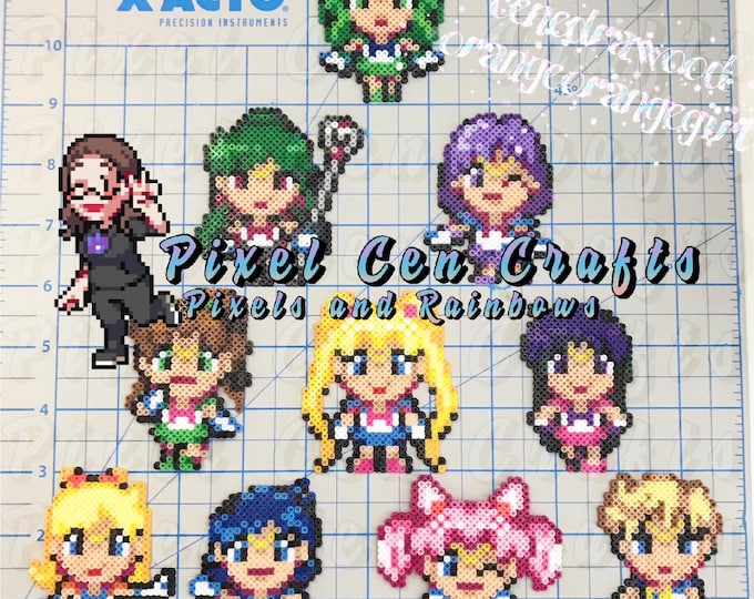 Featured listing image: Sailor Moon Character Inspired Sprites / Magnets / keychains / ornaments
