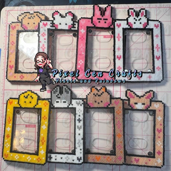 Skzoo Inspired Perler Bead Photocard Holder/magnet/frame - Etsy