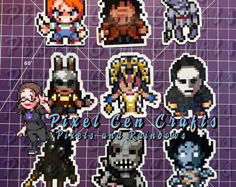 DBD Inspired Killer Pixel Chibi Stickers