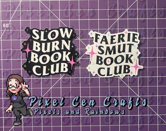 Bookish Book Club Social Club Stickers