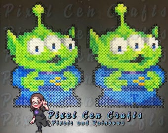 Toy Story Alien Inspired Perlers
