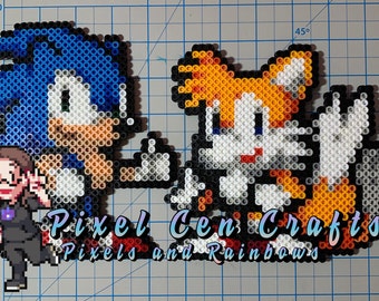 Sonic and Tails Perlers
