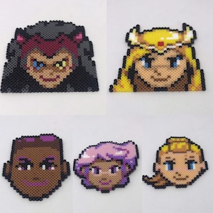 She-Ra character sprites (keychains/magnets/ornaments)
