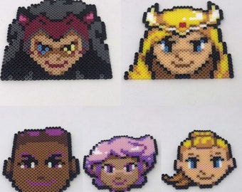 She-Ra character sprites (keychains/magnets/ornaments)
